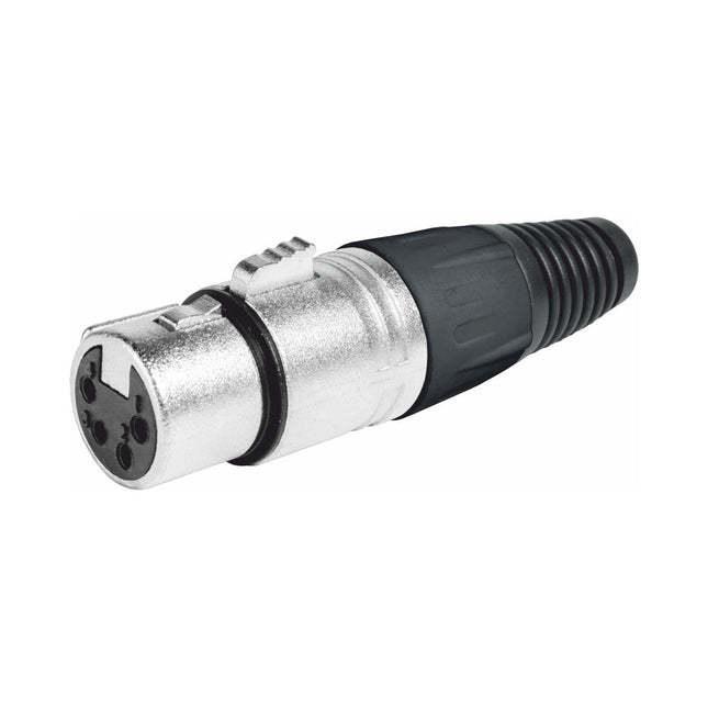 Ficha XLR Fêmea 4Pin