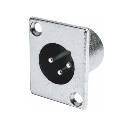 Ficha XLR Macho Painel