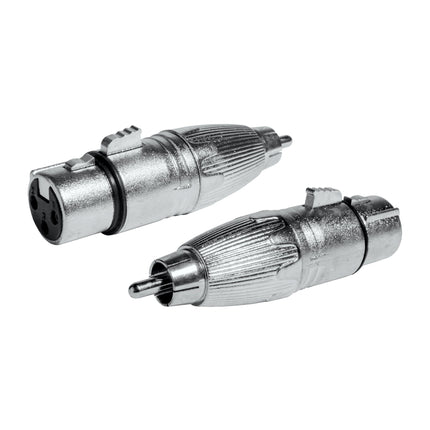Adaptador XLR Fêmea / RCA Macho