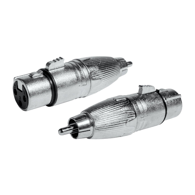 Adaptador XLR Fêmea / RCA Macho