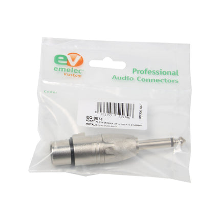 Adaptador 6,35 Macho Mono / XLR Fêmea