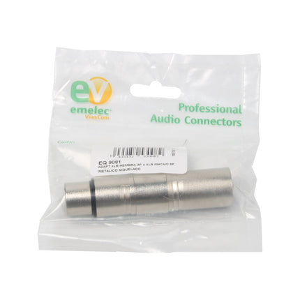 Adaptador XLR Macho 5Pin / XLR Fêmea 3Pin