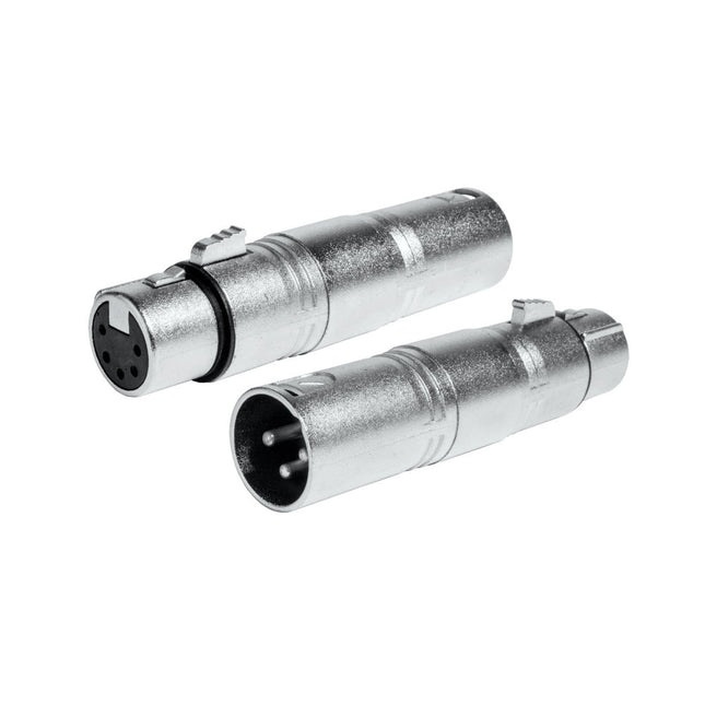 Adaptador XLR Macho 3Pin / XLR Fêmea 5Pin