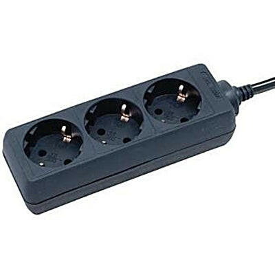 Extensão Eléctrica 3 Vias Shucko 1,5mt - Preto-Electricidade-SMI-Music Stage