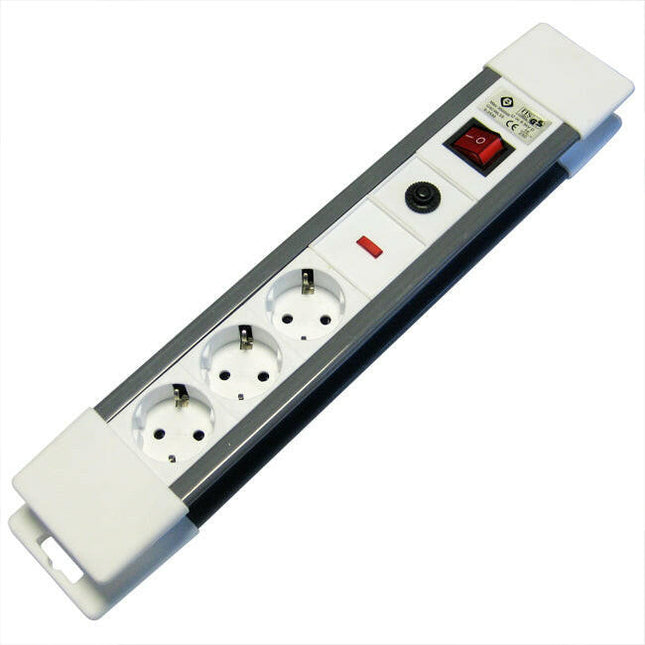 Extensão Eléctrica 3 Vias Shucko c/ Protecção 10mt c/ Int-Electricidade-EDC-Music Stage
