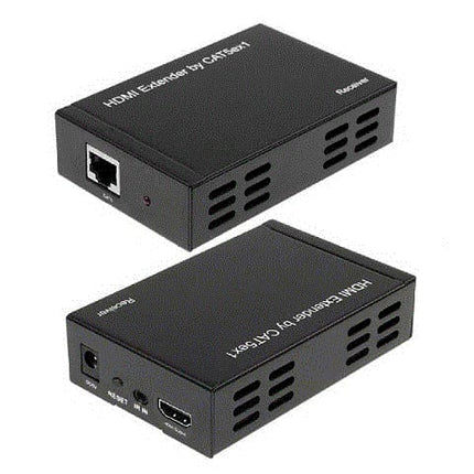 Extensor HDMI via Cat6 máx 100mt -Receptor-Tv audio video-SMI-Music Stage