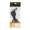 Cabo 3,5 Macho ST / 2x RCA Macho 10mt