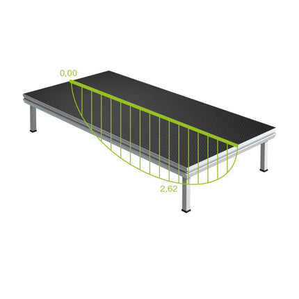 Plataforma de Palco Profissional - Preto