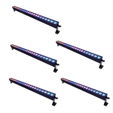Aluguer Pack - 4 Barras Led a Bateria RGB 24x 3W - Luminus BAR FOS