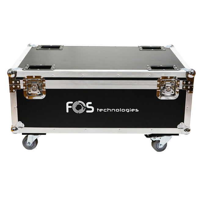 Flight Case 8 in1 PAR PRO c/ Rodas-Som e luz-FOS-Music Stage