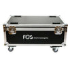 Flight Case 8 in1 PAR PRO c/ Rodas