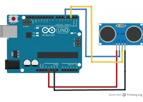 Suporte p/ Sensor Ultrasónico p/ Funduino HC-SR04