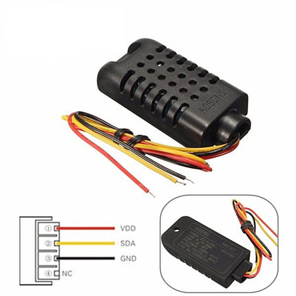 Sensor Digital Temperatura e Humidade - AM2301/DTH21-Robotica e prototipagem-Funduino-Music Stage