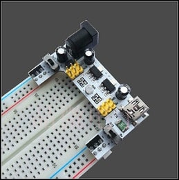 Módulo Alimentação 3.3~5VDC p/ Placas Ensaio-Robotica e prototipagem-Funduino-Music Stage