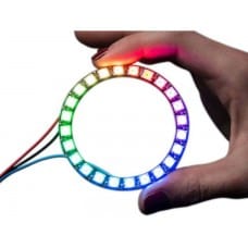 Aro LED RGB SMD5050 - 12LEDs - WS2812-Robotica e prototipagem-Funduino-Music Stage