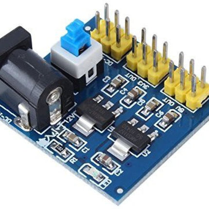 Módulo Alimentação DC-DC - 12V > 3,3V, 5V, 12V-Robotica e prototipagem-Funduino-Music Stage