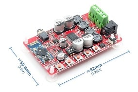 Módulo Amplificador Estereo 50+50W c/ Bluetooth 4.0-TDA7492P-Robotica e prototipagem-Funduino-Music Stage