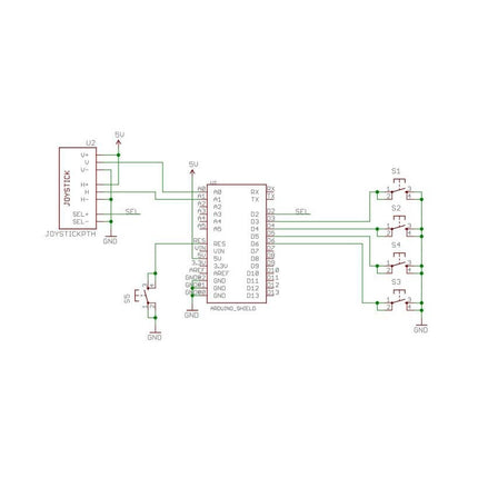 Módulo Joystick p/ Funduino - NRF24L01 NK 5110 LCD I2C-Robotica e prototipagem-Funduino-Music Stage