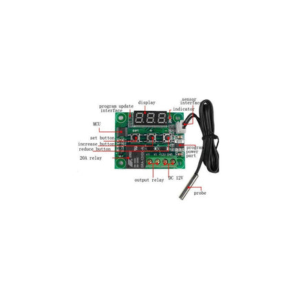 Modulo Controlador de Temperatura DC12V XH-W1209-Robotica e prototipagem-Funduino-Music Stage