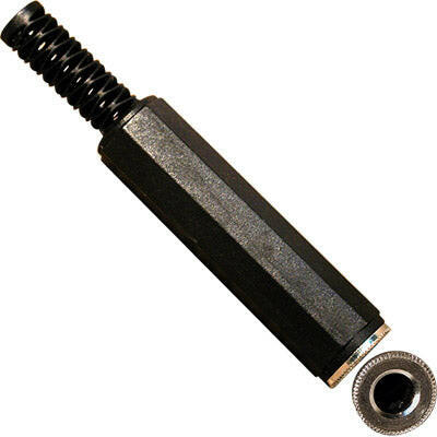 Ficha 6,35 Fêmea ST - Plástico-Fichas e cabos-SMI-Music Stage