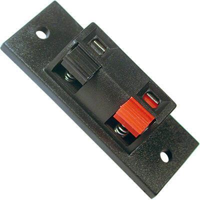 Ficha Altifalante Painel 2 Terminais Retráctil-Fichas e cabos-SMI-Music Stage