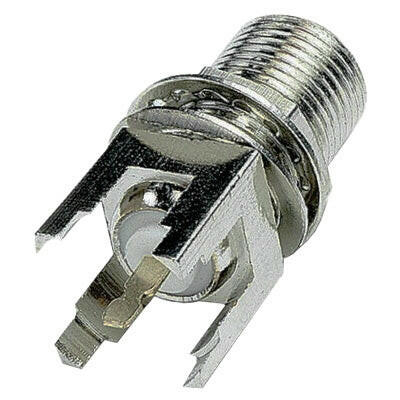 Ficha F Fêmea Chassi para Circuito Impresso-Fichas e cabos-SMI-Music Stage