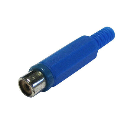 Ficha RCA Fêmea Azul-Fichas e cabos-EDC-Music Stage