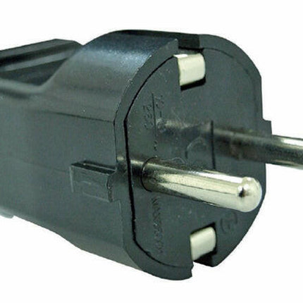Ficha Schuko Macho - Preta-Electricidade-SMI-Music Stage