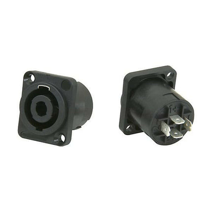 Ficha Speakon Fêmea 4 Pinos Painel-Fichas e cabos-EDC-Music Stage