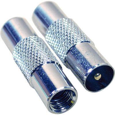 Ficha TV Macho Rosca RG6 - Metal-Fichas e cabos-EDC-Music Stage