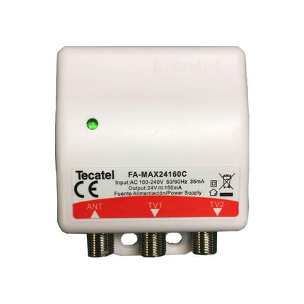 Fonte Alimentação p/ Amplificador Mastro ~ 2 Saídas DC24V-Tv audio e video-Tecatel-Music Stage