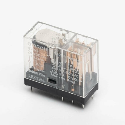 Relé DC12V/2C/5A - R.5mm Circuito Impresso-Electricidade-Omron-Music Stage