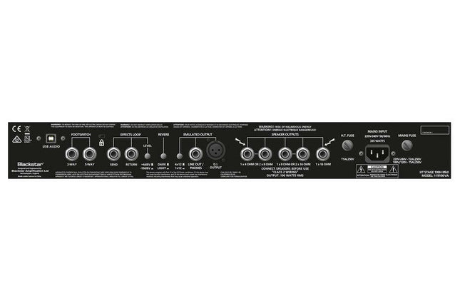 Blackstar HT STAGE 100H MKII-Amplificadores Cabeçotes para Guitarra-Blackstar-Music Stage