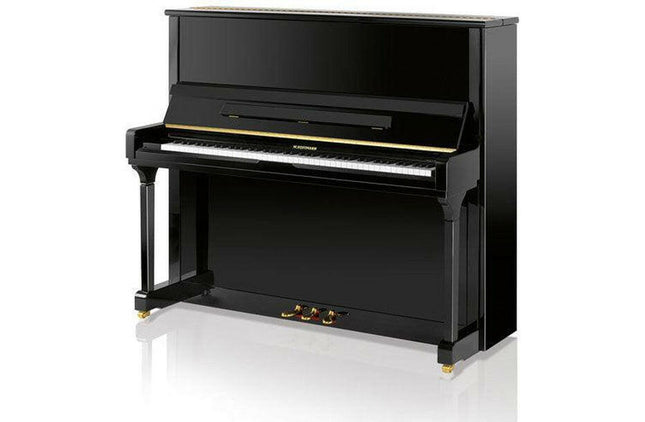 Hoffmann V-131 NEGRO PULIDO-Piano Acústico Vertical-Hoffmann-Music Stage