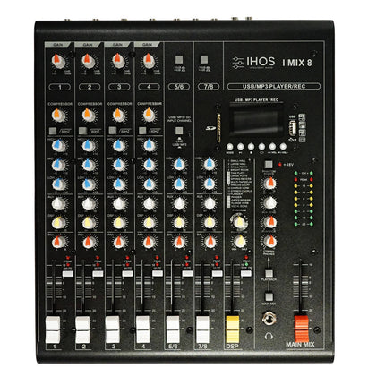 Mesa Mistura 8 Canais I MIX 8-Som e luz-IHOS-Music Stage