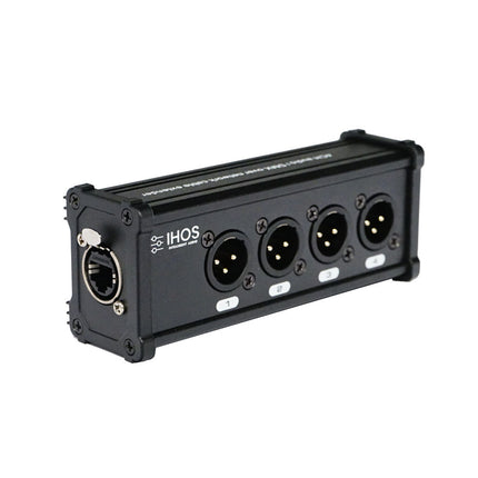 Extensor CAT5E c/ 4 Canais Audio, AES/EBU, DMX - Macho INET4-Som e luz-IHOS-Music Stage