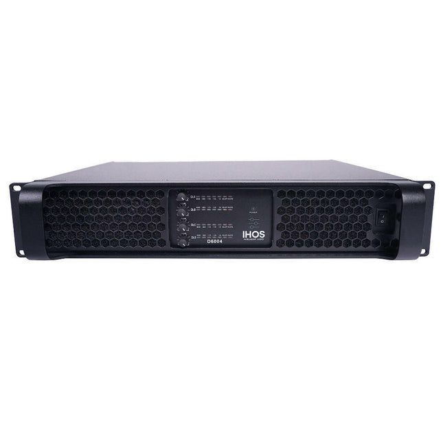 Amplificador Audio PA 4x 1500W 8ohm D6004-Som e luz-IHOS-Music Stage