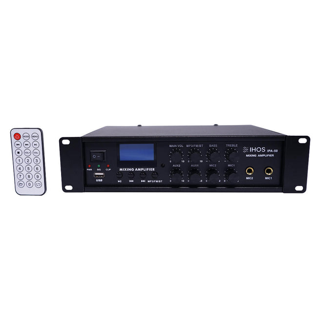 Amplificador Audio 100V 50W IPA-50-Som e luz-IHOS-Music Stage