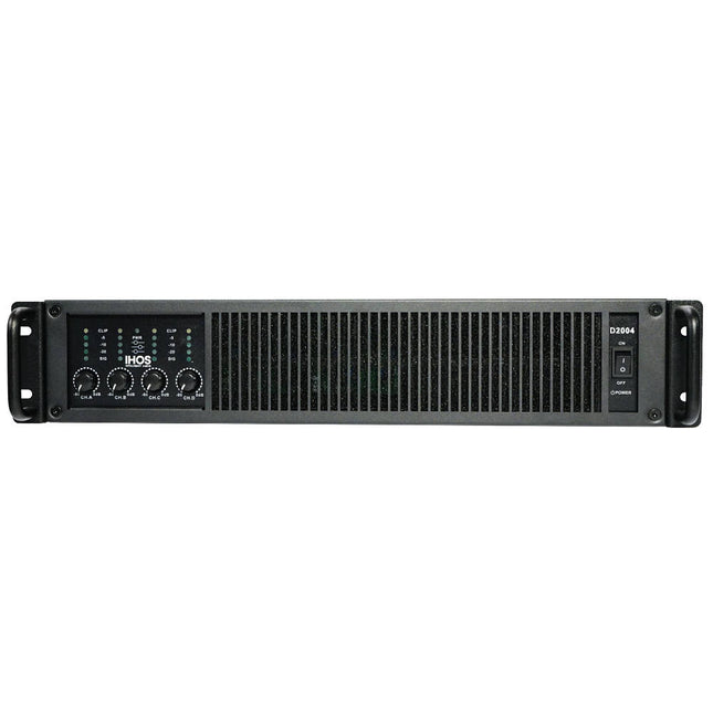 Amplificador Audio PA 4x 400W 8ohm D2004-Som e luz-IHOS-Music Stage