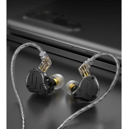 Auriculares de Monitorização Profissional KZ ZS10 PRO X-Som e luz-IHOS-Music Stage