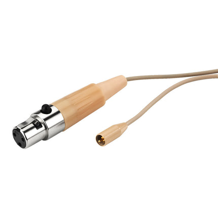 Cabo Mini XLR Fêmea 3 Pinos - Creme