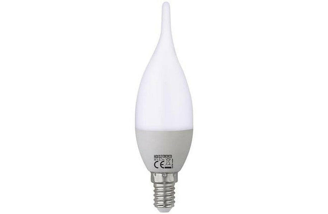 Lâmpada LED Tipo Chama Vela E14 6W 480lm 6400K Branco Frio-Lâmpadas E14-Horoz Electric-Music Stage