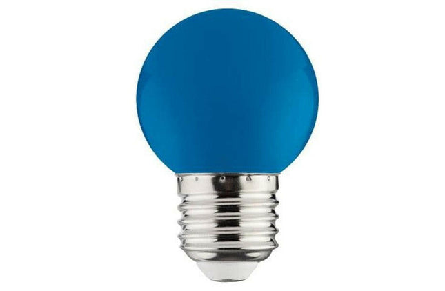 Lâmpada LED Esférica E27 1W 12lm - Azul-Lâmpadas E27-Horoz Electric-Music Stage