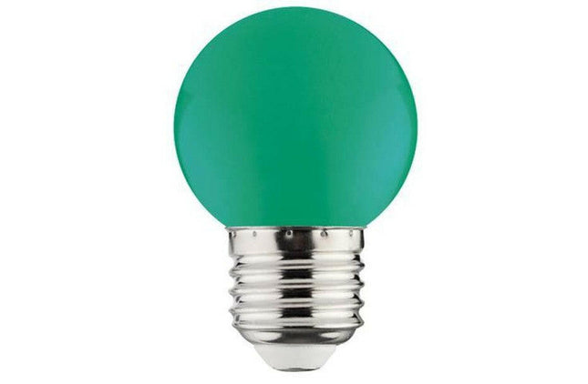 Lâmpada LED Esférica E27 1W 68lm - Verde-Lâmpadas E27-Horoz Electric-Music Stage