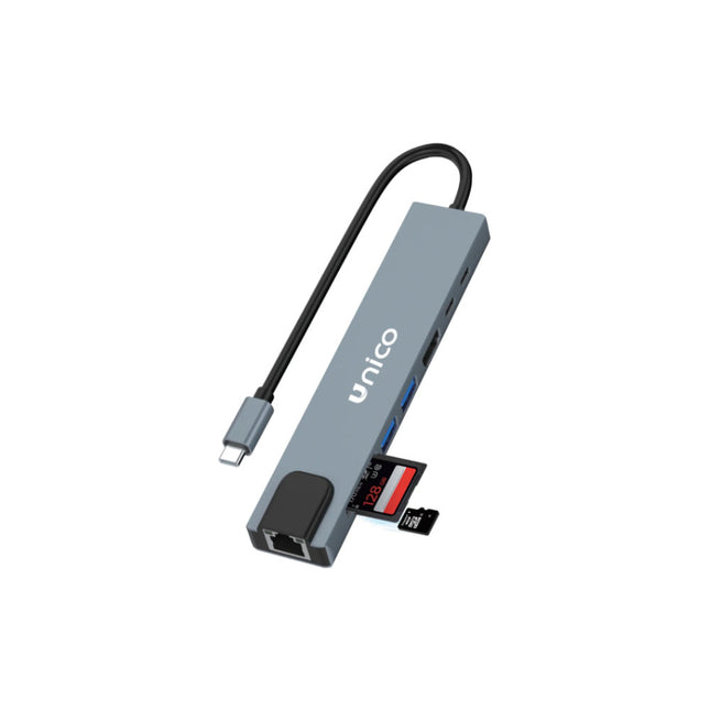 Adaptador 8 em 1 USB-C Macho