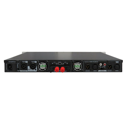 Amplificador Audio PA 2x500W 8ohm-Som e luz-Glemm-Music Stage