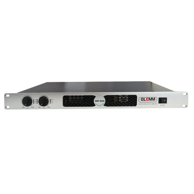 Amplificador Audio PA 2x500W 8ohm-Som e luz-Glemm-Music Stage
