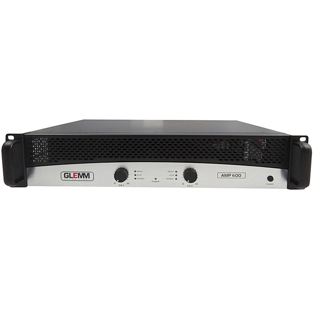 Amplificador Audio PA 2x600W 8ohm-Som e luz-Glemm-Music Stage