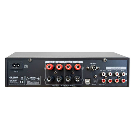 Amplificador Stereo 4x 50W BT/USB/FM
