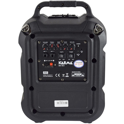 Sistema Som Portátil 50W USB/MP3/FM-Som e luz-Karma-Music Stage